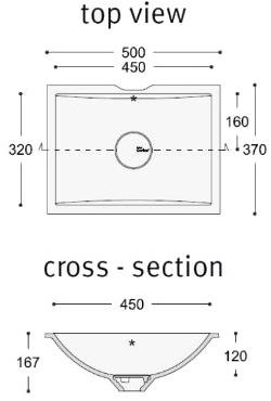 7410, 7420 Встроенная раковина под столешницу овальная Corian® Design  - Вид №3