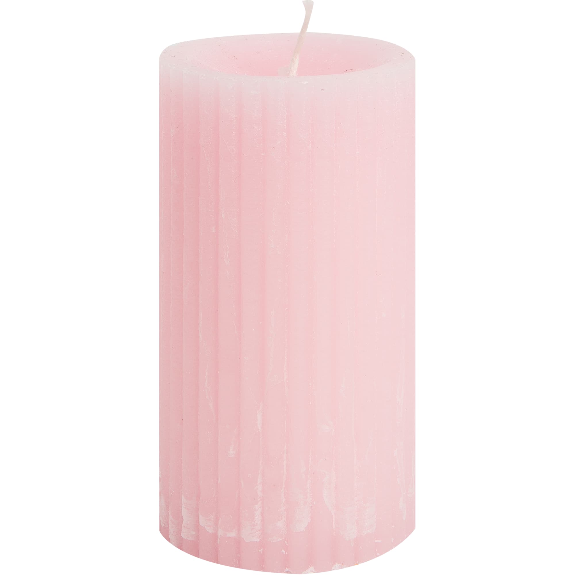 82407020 Свеча-столбик «Формовая» 7x13 см, цвет розовый Santreyd 