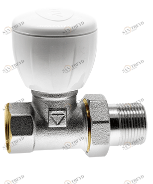 HLV-107008L.№.01 Радиаторный вентиль HLV 107008L 