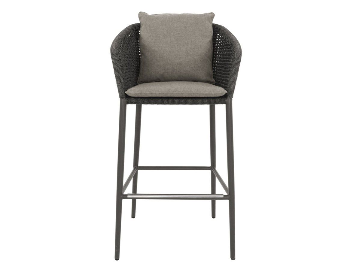 Барный стул из морской веревки с подлокотниками JANUS et Cie Knot ARCH-00058266 - Вид №1