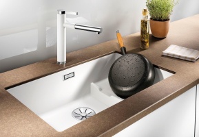 523542 Кухонная мойка Blanco Subline 700-U Level белый  Blanco Subline Белый