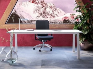 MASCAGNI Прямоугольный рабочий стол из дерева Workstation 99ccat