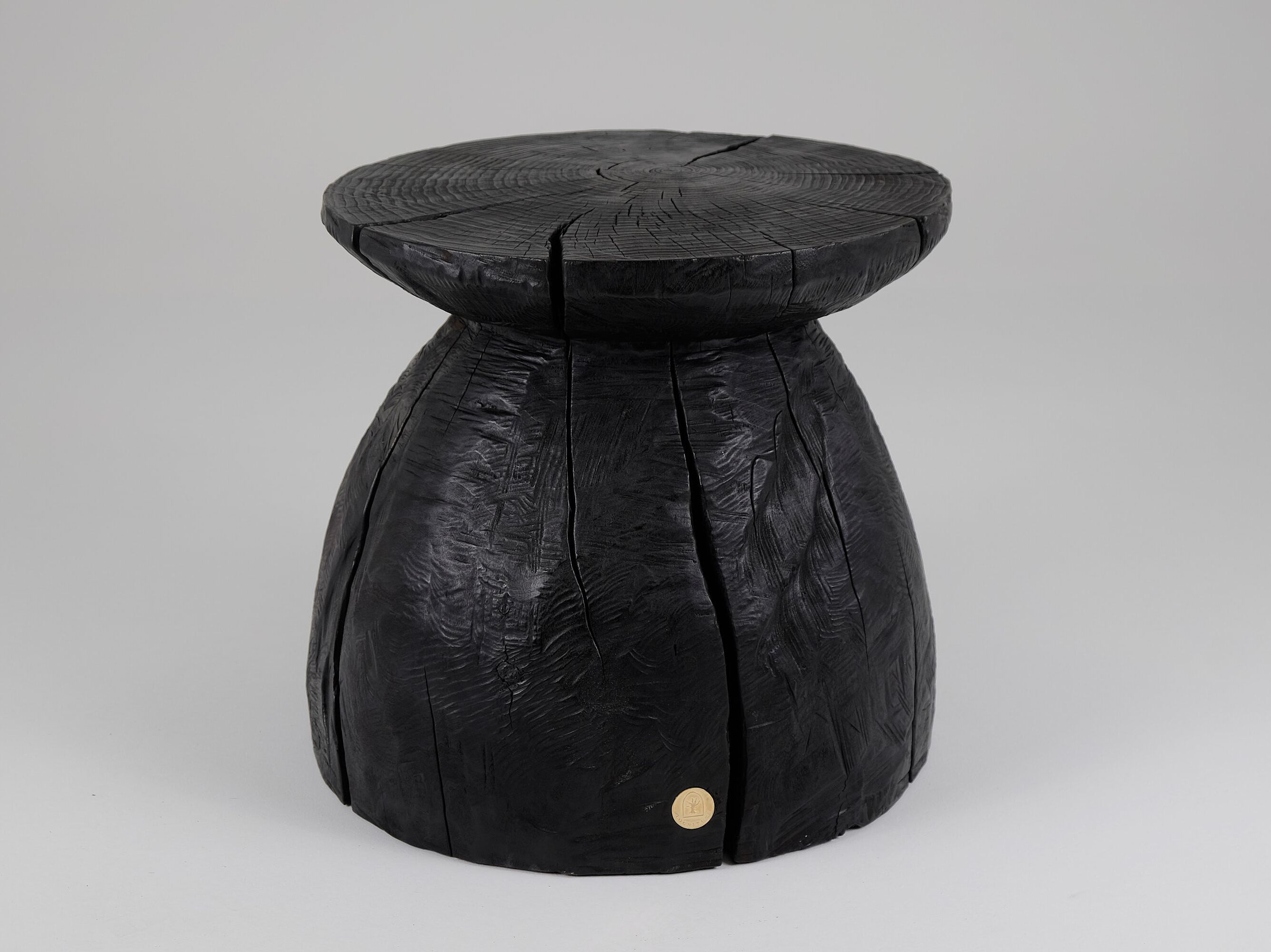 Круглый журнальный столик из дуба Logniture Jownik ARCH-00060525 - Вид №8