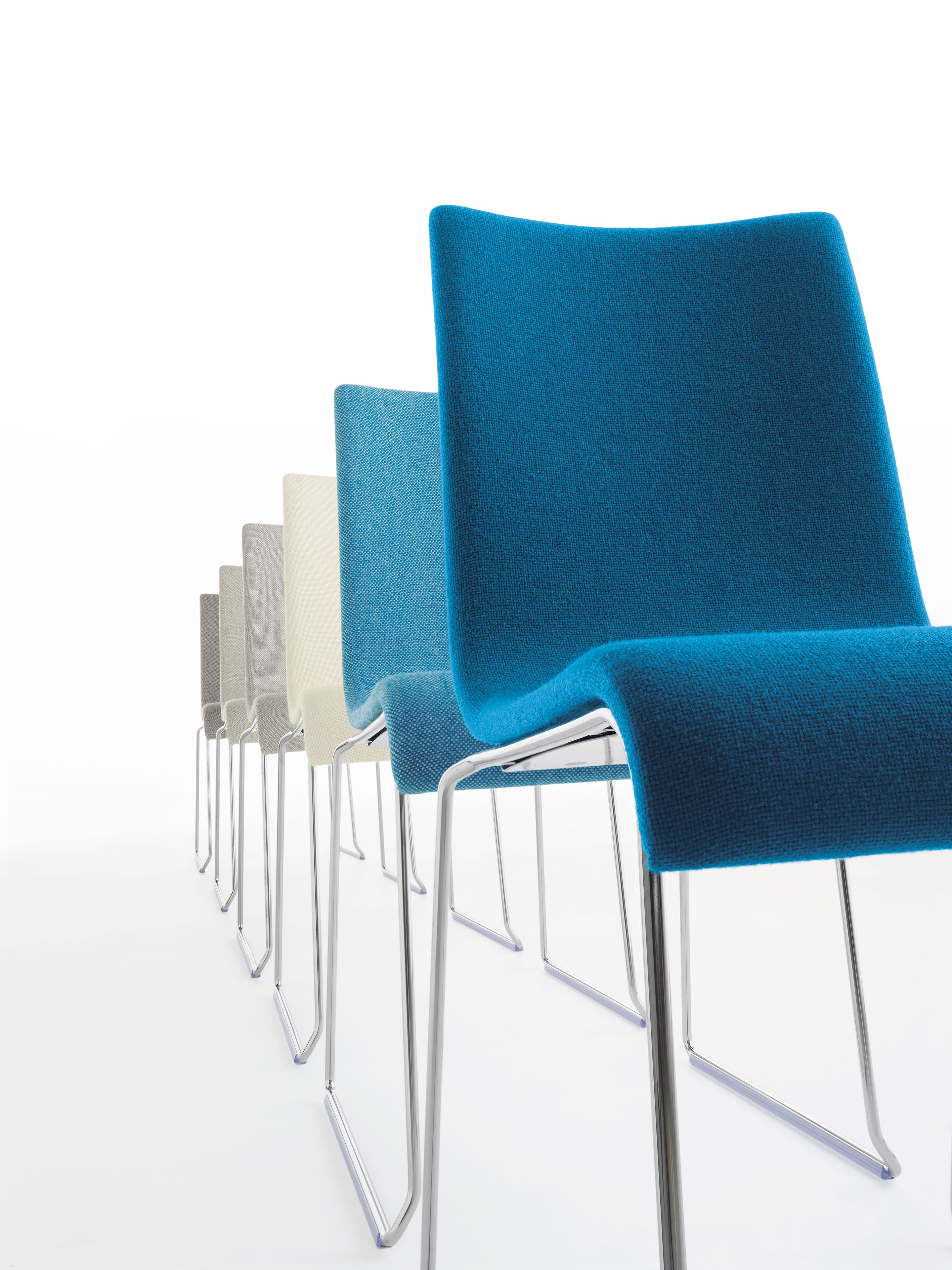 Штабелируемый стул с мягкими салазками Crassevig Азия ARCH-00056735