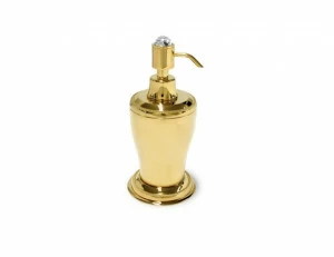 046086.BS0.50 Дозатор для мыла с украшением из кристаллов сваровски и жемчужин Яркий хром
