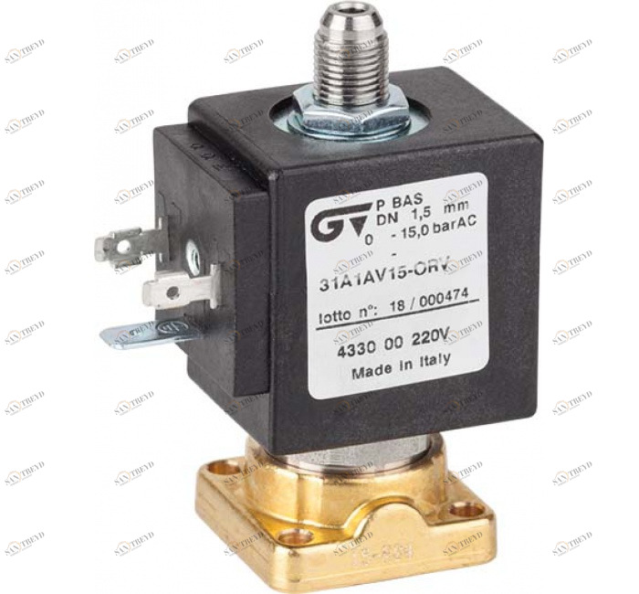 GENEBRE 4330 00 c12v (4330) 3-ходовой электромагнитный клапан прямого действия Н.З 