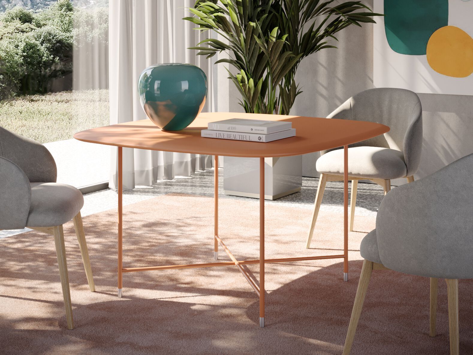 Квадратный стол для встреч PROF ARCH-00092313 - Вид №9