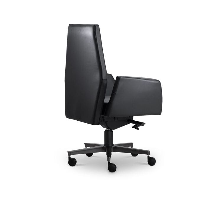 Кожаное вращающееся офисное кресло с колесами i 4 Mariani Kefa ARCH-00019747 - Вид №2