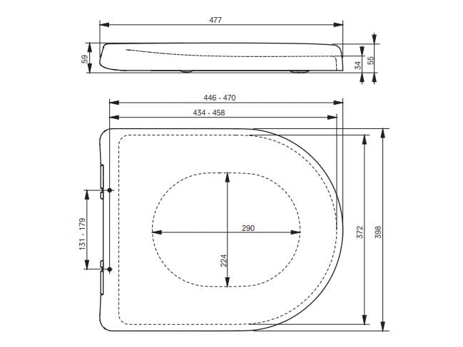 Мягкое керамическое сиденье для унитаза TOTO MH ARCH-00152459 - Вид №1