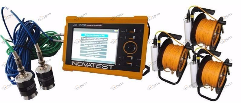 NOVATEST Ультразвук с ультразвуковой системой для ультразвукового исследования Prove su calcestruzzo, prove su pali di fondazione, ultrasuoni sun-id-1401610