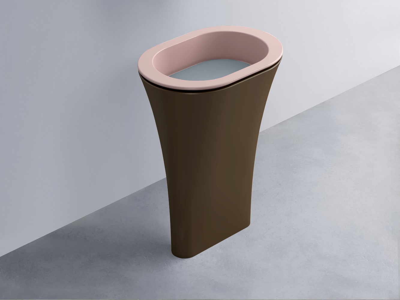 AMLA65-CP+AMPILO-BR+AMCOLO-CA Раковина Amedeo Ovale отдельностоящая cielo Enjoy + Amedeo Ceramica Cielo