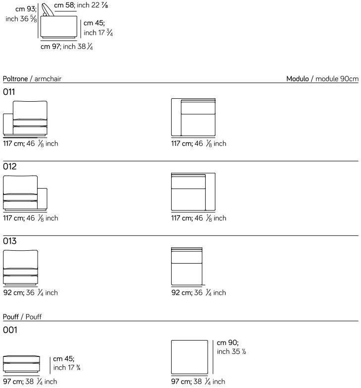 AMURA 3-х местный кожаный диван Murray Am022.296 - Вид №10