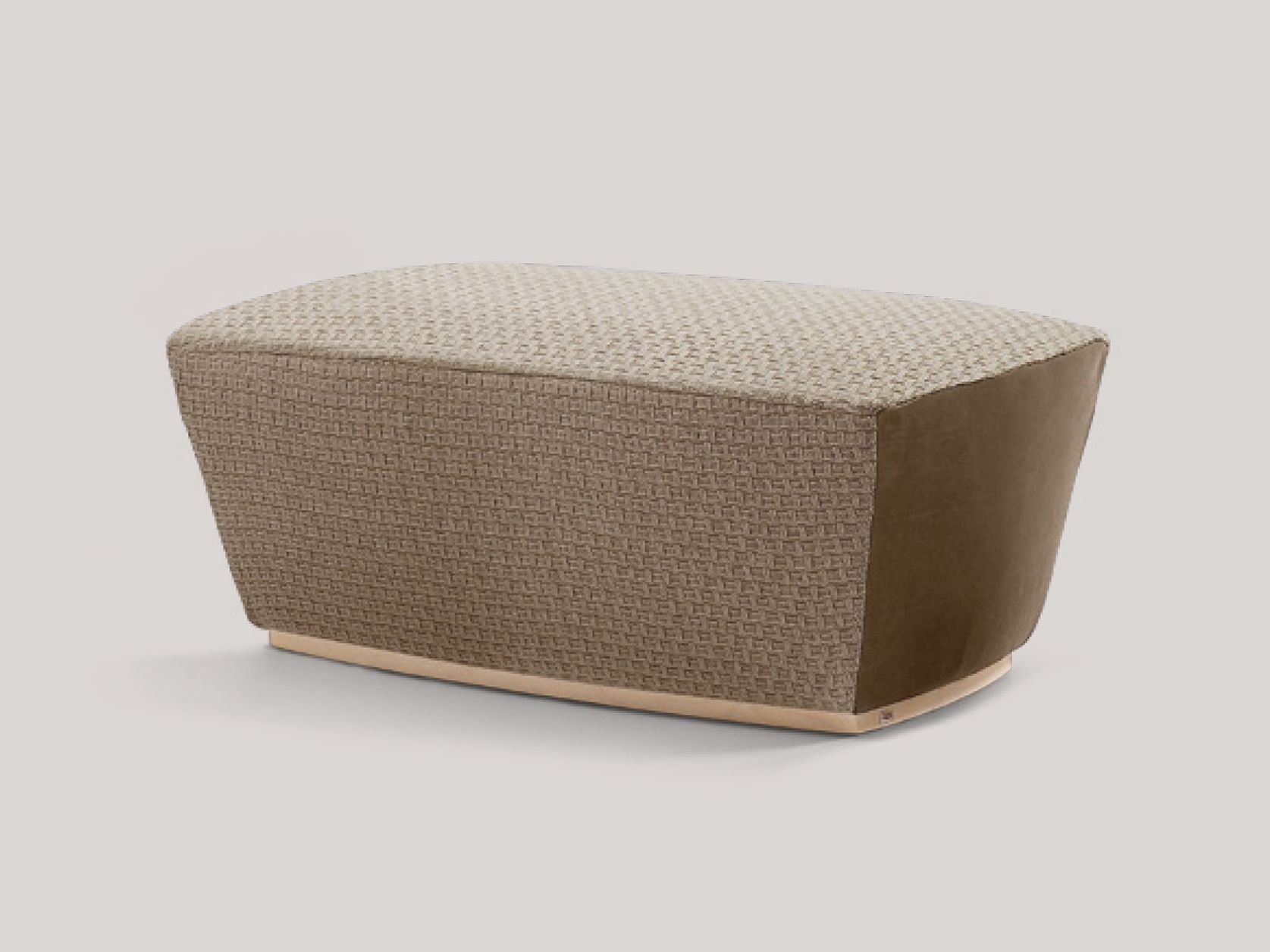 Прямоугольный пуф из ткани VOLPI Современная гостиная ARCH-00065873 - Вид №1