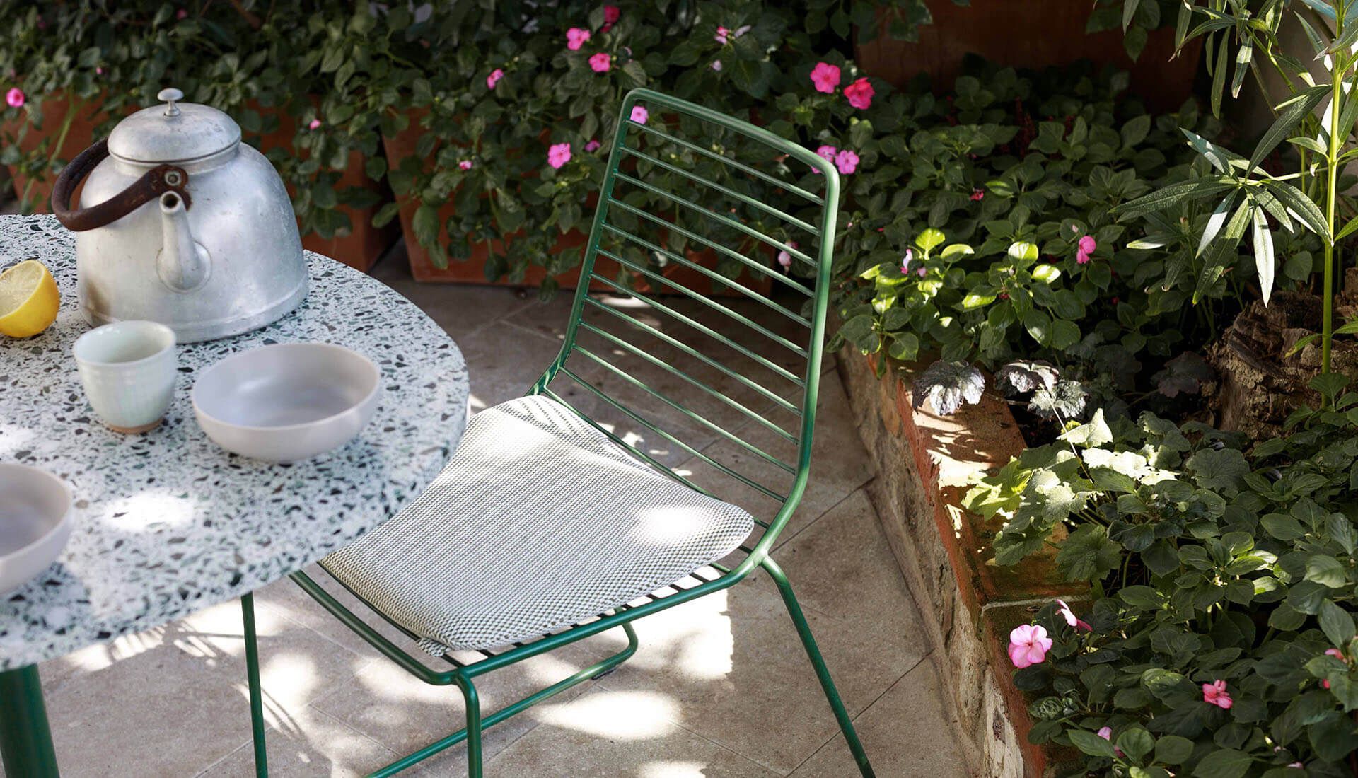 Стальной салазок штабелируемый садовый стул True Design Marina Out ARCH-00046447 - Вид №10