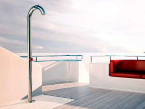 Открытый душ из нержавеющей стали