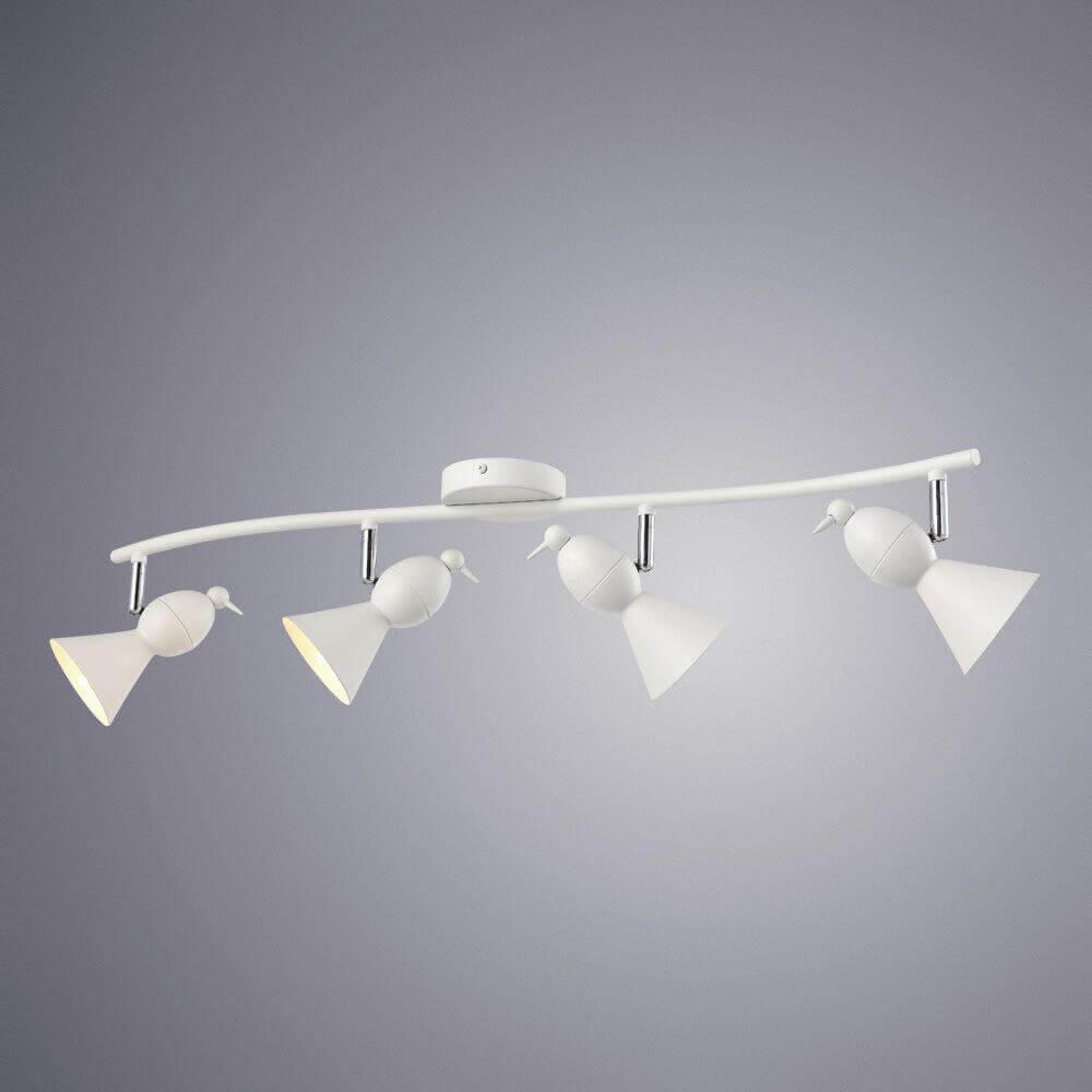 Спот потолочный белый на 4 лампы Arte Lamp Picchio A9229PL-4WH ARTE LAMP PICCHIO WHITE 00-3924238 Белый  - Вид №1