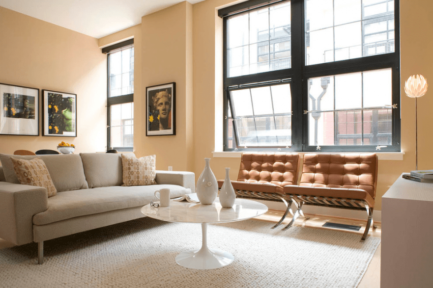 Кресло белое дизайнерское со стежкой Barcelona Style Chair SOHO DESIGN ДИЗАЙНЕРСКИЕ, BARCELONA 131537 Белый  - Вид №9