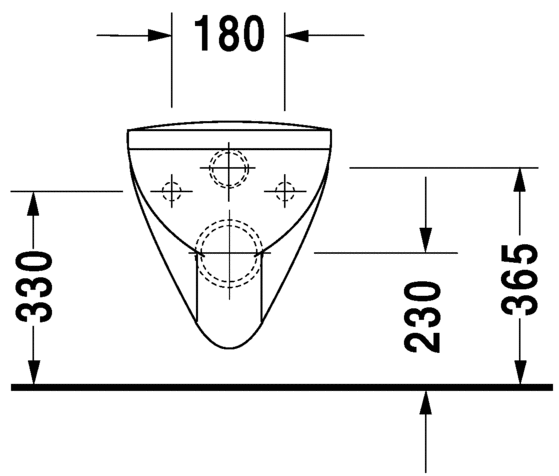 0190090000 Подвесной унитаз настенный Белый Duravit Architec Германия - Вид №3