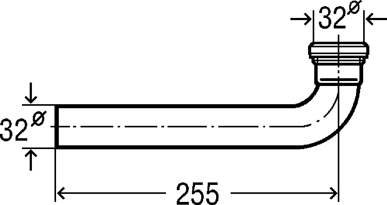 Канализационная арматура  Сифоны для умывальников и биде  Аксессуары VIEGA 407 230 Модель 5622.2 Santreyd  - Вид №2