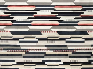 Dedar Жаккардовая шелковая ткань с графическими мотивами  T20021