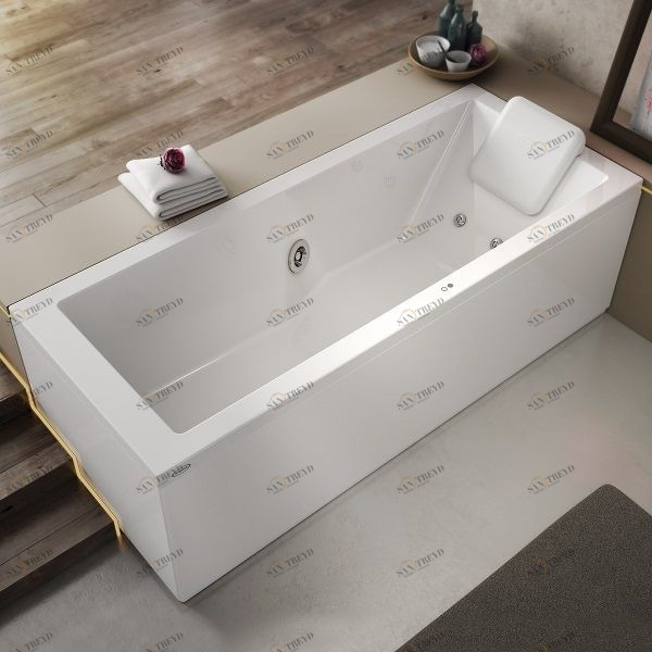 Ванна с гидромассажем "BASE" Energy 170 без панелей 9443-771 Dx Jacuzzi 9443771DX