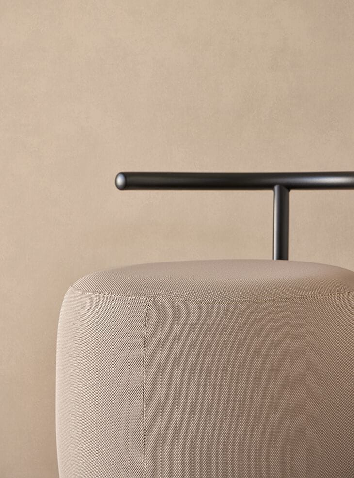 Круглый пуф из ткани Mobboli ARCH-00053147 - Вид №5