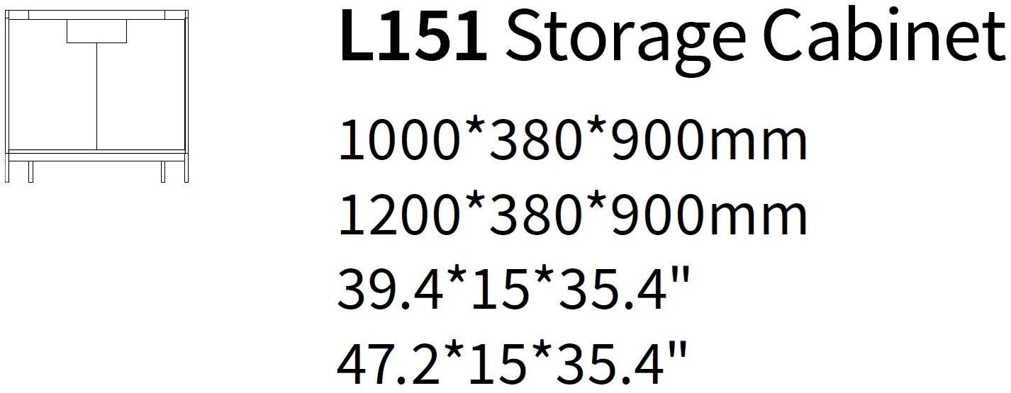 HC28 Cosmo Буфет из лакированной фанеры Emma L151 - Вид №1