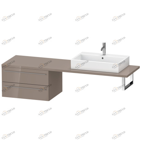 XL545908686 Шкафчик для консоли X-Large #XL5459 700 x 548 мм Капучино глянцевый лак Duravit