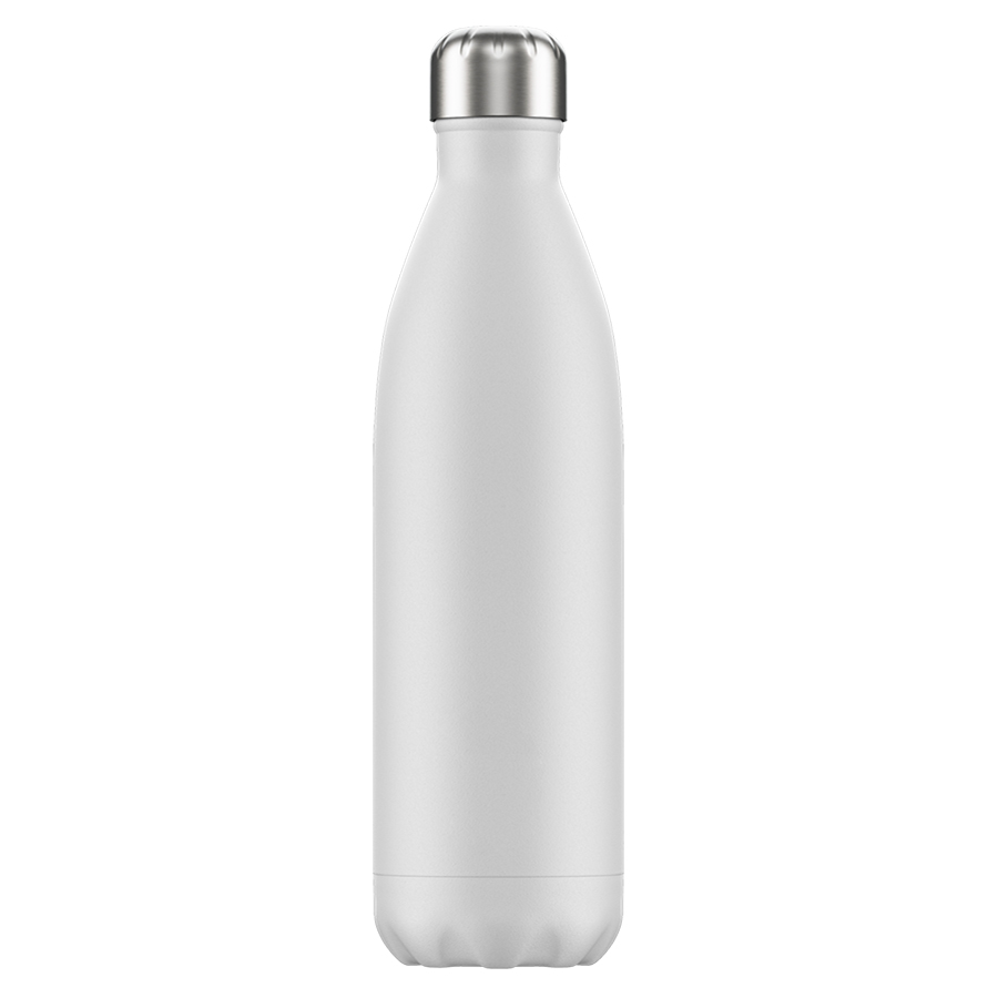 B750MOWHT Термос monochrome, 750 мл, белый Chilly's Bottles  - Вид №4