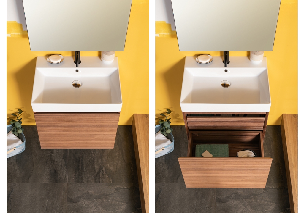 Мебель для ванной Aquanet Нью-Йорк 60 орех 00211659 - Вид №13