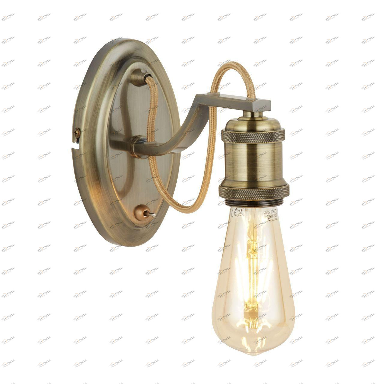 Бра Arte Lamp Inedito A2985AP-1AB ARTE LAMP ПОД СТАРИНУ, ФОНАРЬ 109772 Бронза;прозрачный 