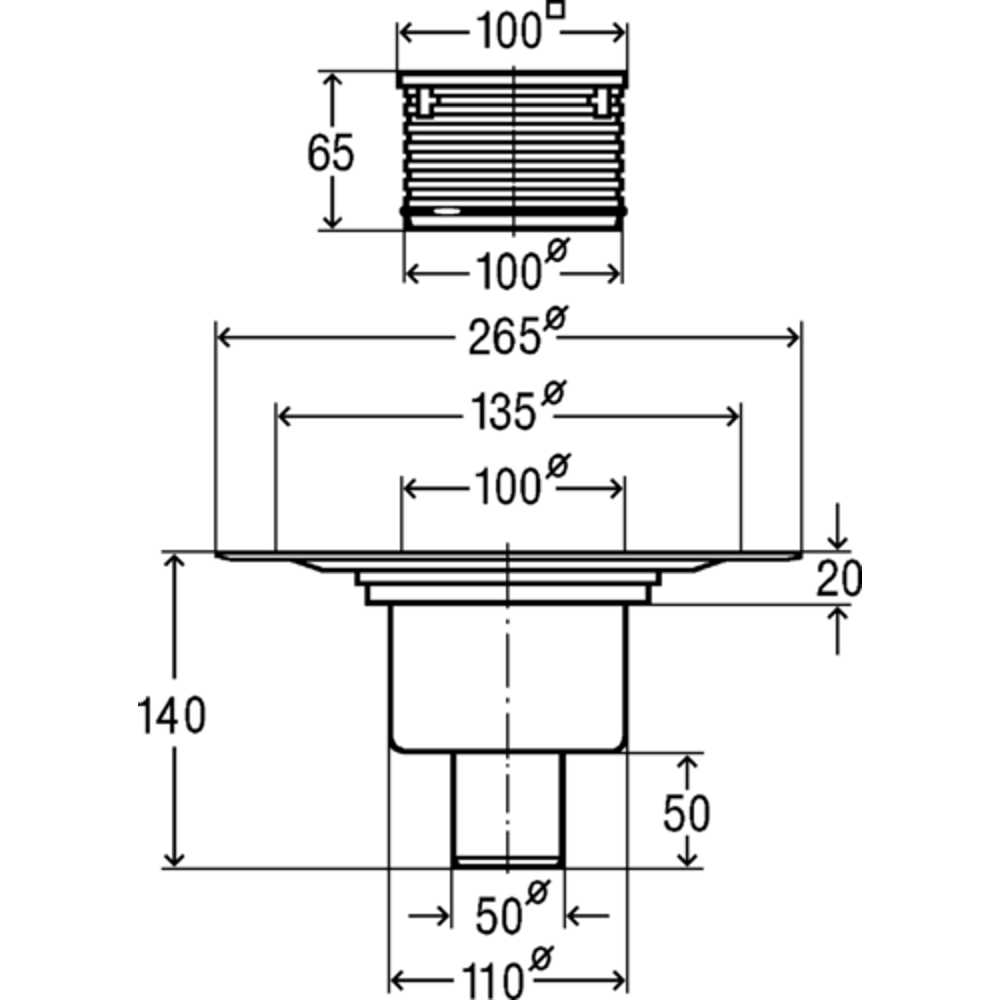 Трап для душа Viega Advantix 556914 100x100 мм гидрозатвор 556914 82639947 STLM-2028321  - Вид №5