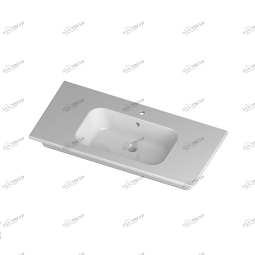 QS10651101 Встроенная раковина под столешницу овальная Disegno Ceramica 