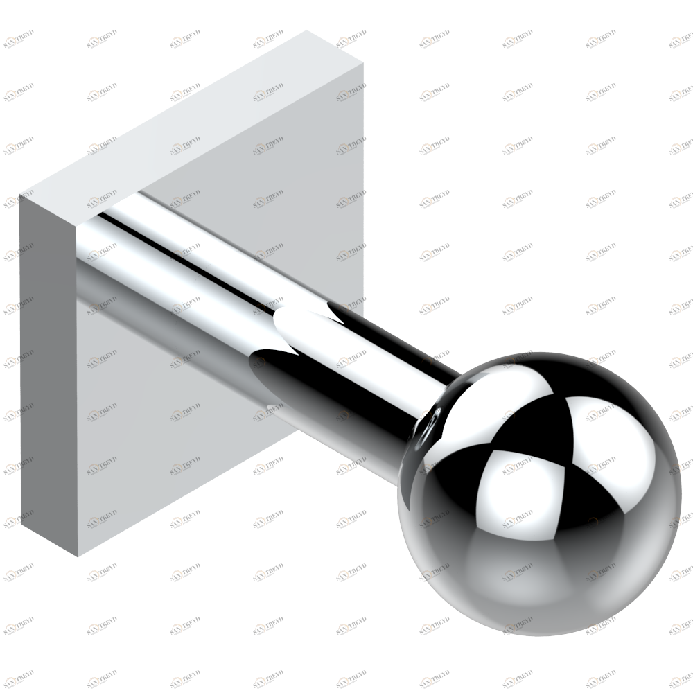 A61-517 Крючок для халатов одинарный Thg-paris Marina с металлическими ручками Хром A61-517 CAT.A