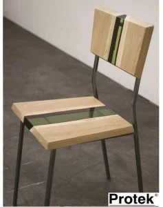 PROTEK® Стул из дуба и смолы Legno e resina