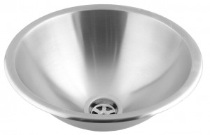 SN0027CS Встраиваемая раковина из нержавеющей стали Ø305 мм без перелива mediclinics
