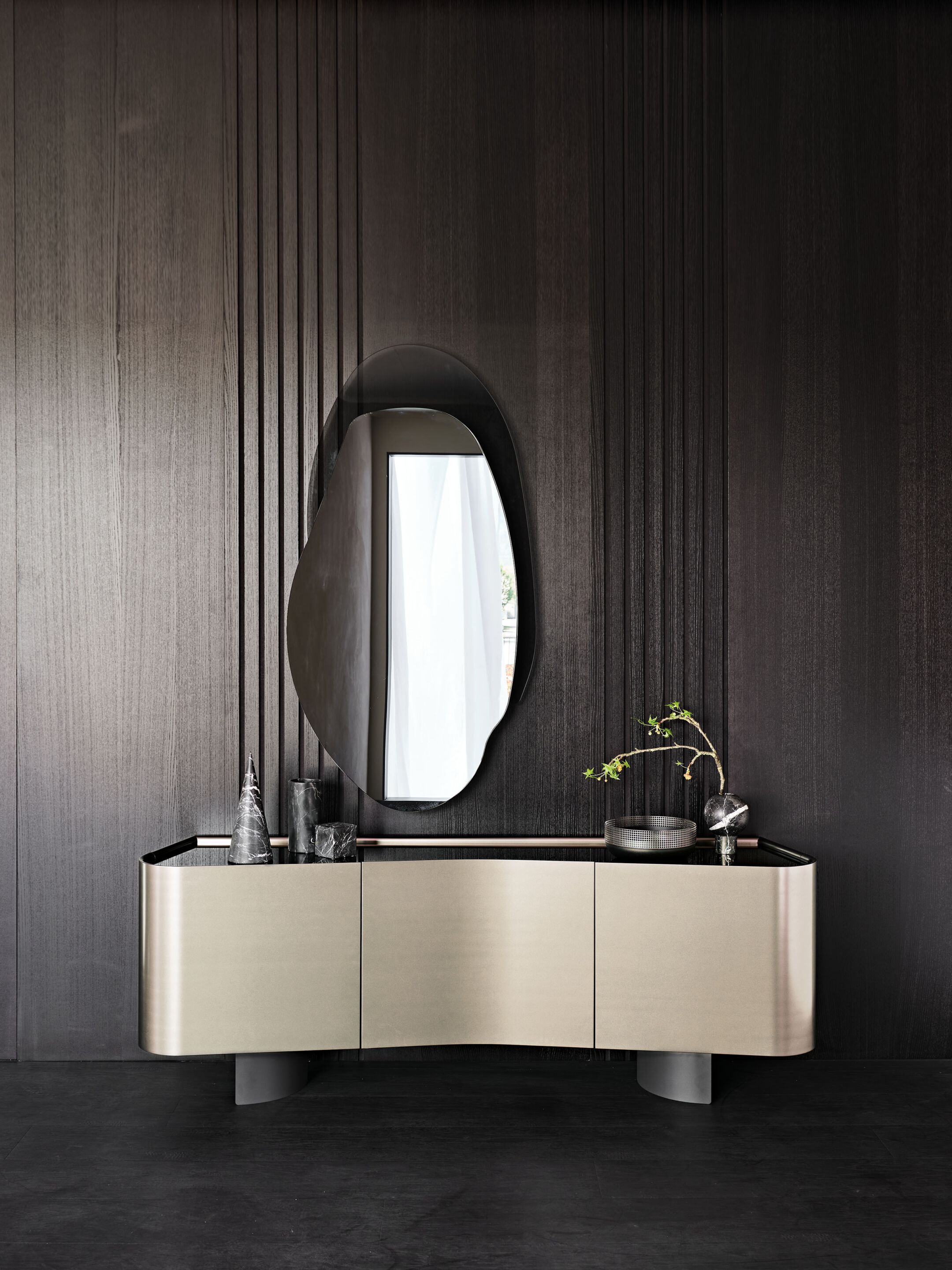 Деревянный шкаф с распашными дверями Cattelan italia BLUES ARCH-00091492 - Вид №1