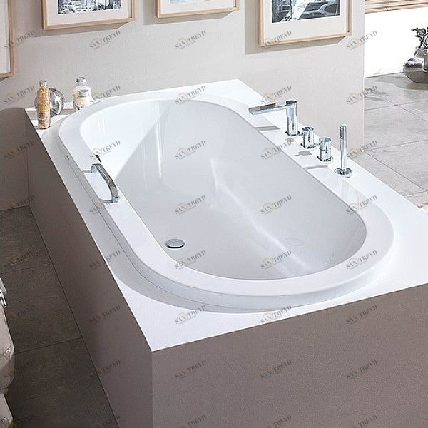 Ванна встраиваемая SCELTA 200 см с аэромассажем Deluxe HOESCH 3674