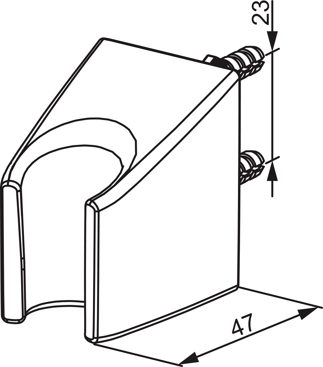 Oras 251050-11 Держатель ручного душа 251050-11  Белый  - Вид №3