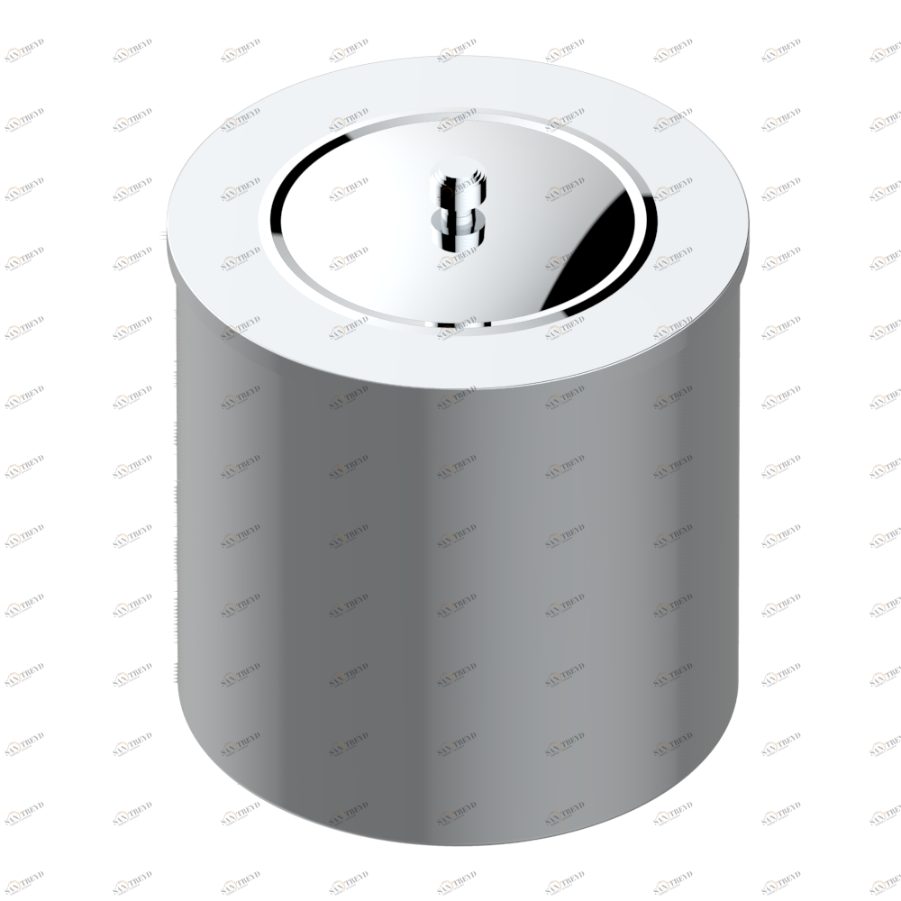 G9J-712CL WASTE BASKET WITH COVER Diameter : 200 mm Thg-paris System cristal Хром G9J-712CL CAT.A