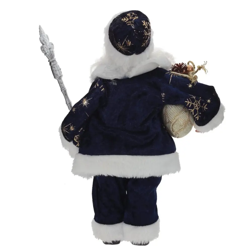 89345124 Игрушка Дед Мороз 795402 30x10x20 см цвет сине-белый STLM-1436416 Santreyd  - Вид №3