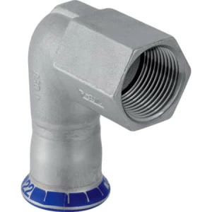 GEBERIT 33804 Переходной угольник Geberit Mapress из нержавеющей стали 90°, с внутренней резьбой