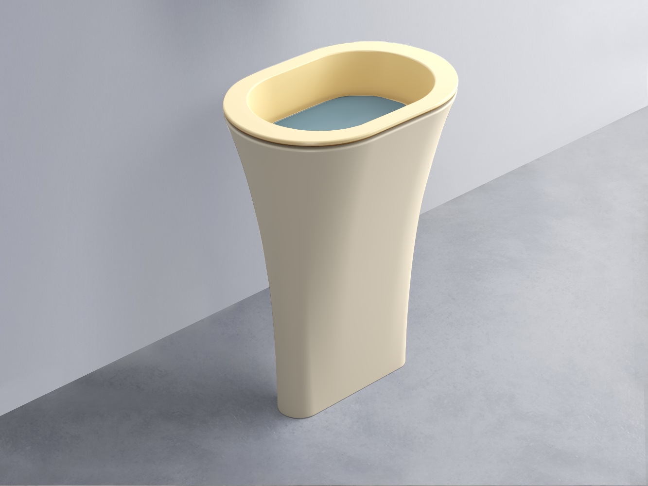 AMLA65-CN+AMPILO-PL+AMCOLO-LN Раковина Amedeo Ovale отдельностоящая cielo Enjoy + Amedeo Ceramica Cielo