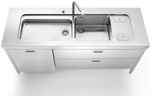 Встроенная раковина под столешницу овальная ALPES-INOX Liberi in cucina