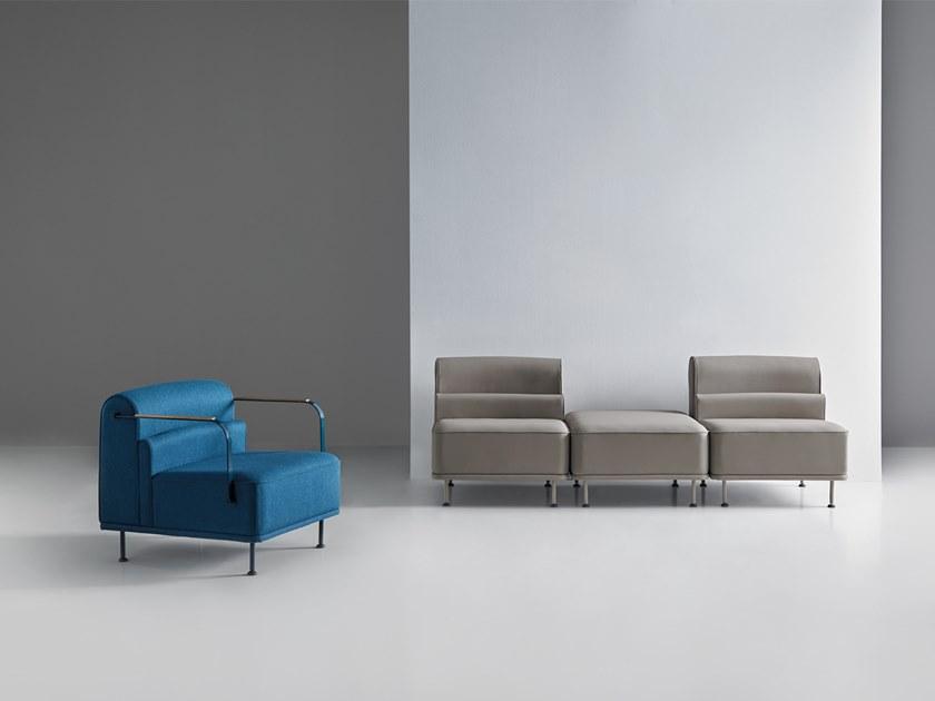 Mobboli Кресло из ткани с подлокотниками Alpe sun-id-1510159 - Вид №4