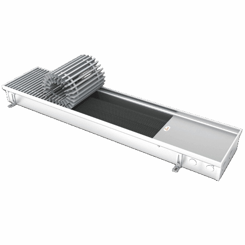 Конвектор напольный Wilma KB 1250 с вентилятором нержавеющая сталь KB903031250