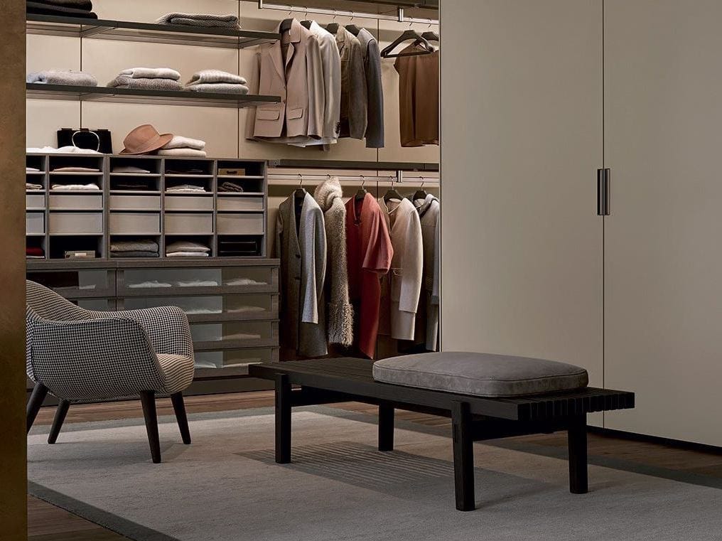 Скамейка из шпона Poliform Home Hotel ARCH-00123090 - Вид №1