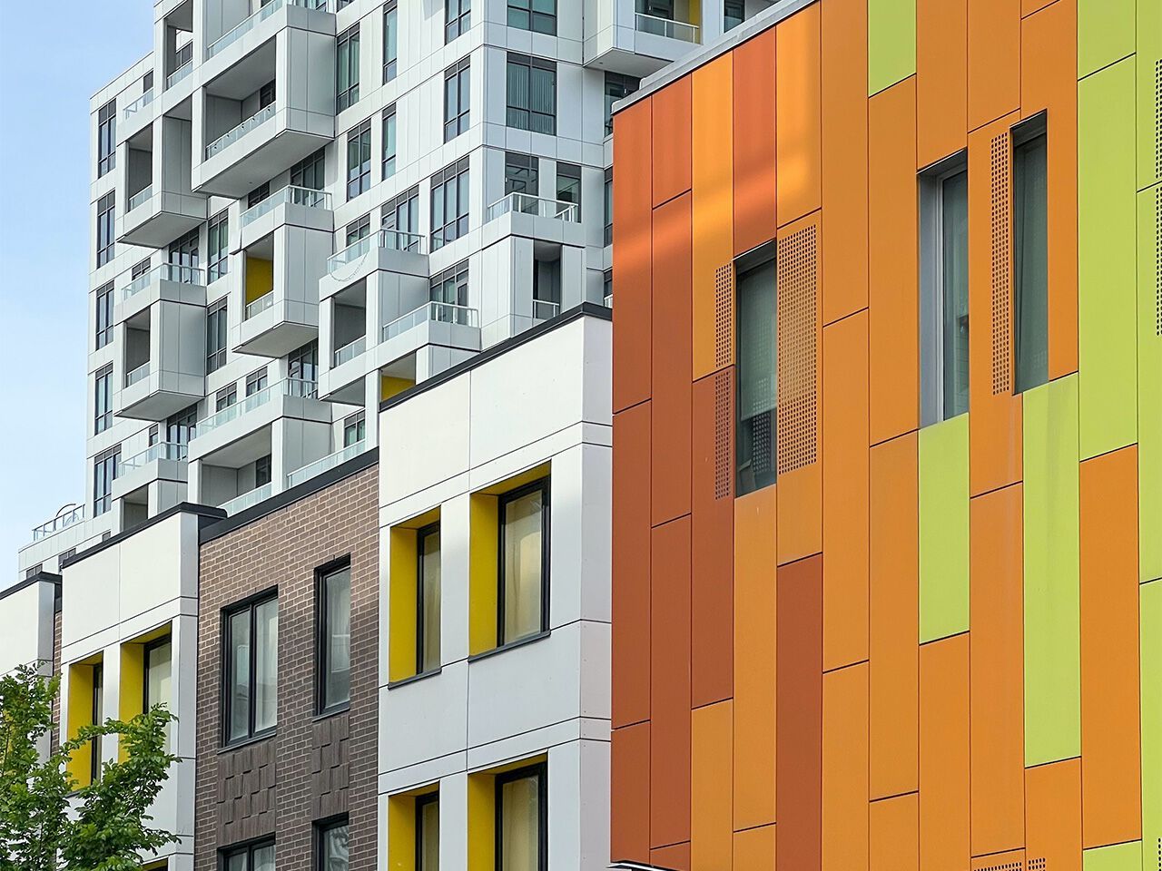 HPL фасадная панель MaxForm HUWAI-HPL EXTERIOR FACADE ARCH-00001395