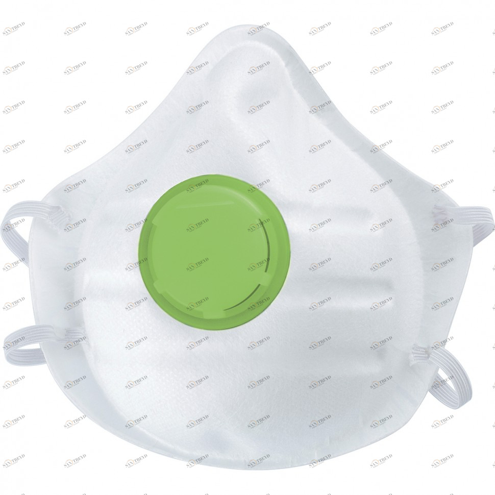 Полумаска фильтрующая формованная с клапаном выдоха СИБРТЕХ 13214