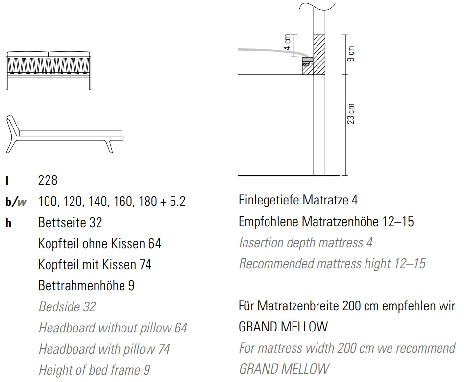 ZEITRAUM Двуспальная кровать из дерева Mellow sun-id-1434769 - Вид №7